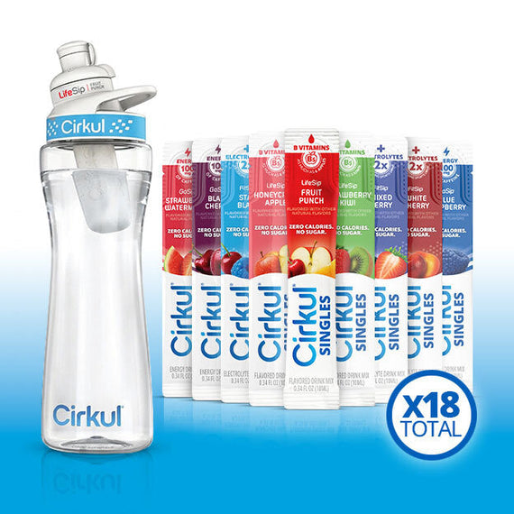 22oz. Plastic Bottle & GoSip® Black Cherry L8
